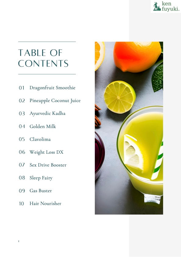 Healthy Drinks' Recipes - Part I by Ken Fuyuki (eBook)