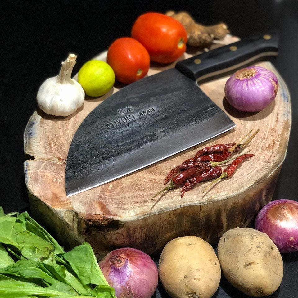 Original Serbian Chef Knife - Unrivaled Quality Olive Leather