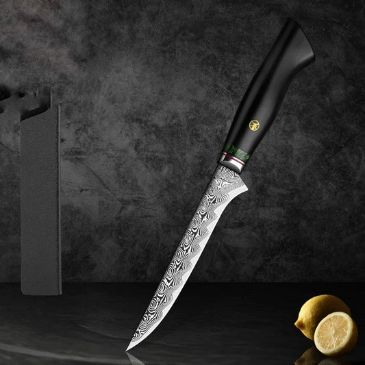 6-inch Hand Forged Damascus Boning Knife